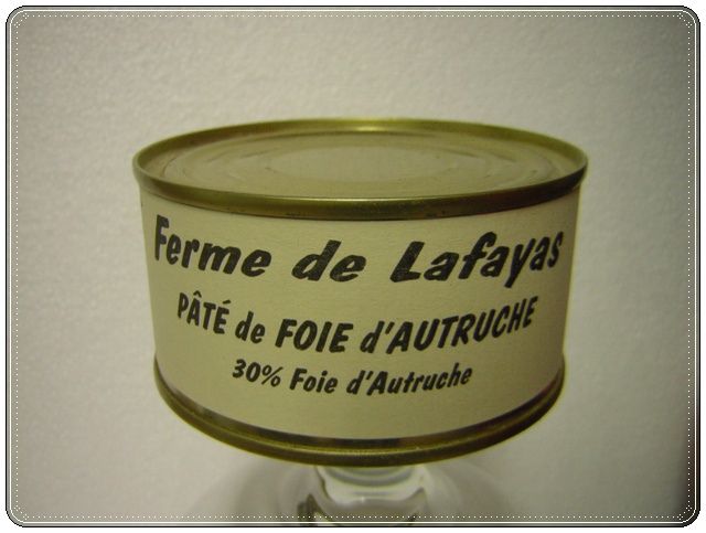 Pat de foie d'autruche 190 g